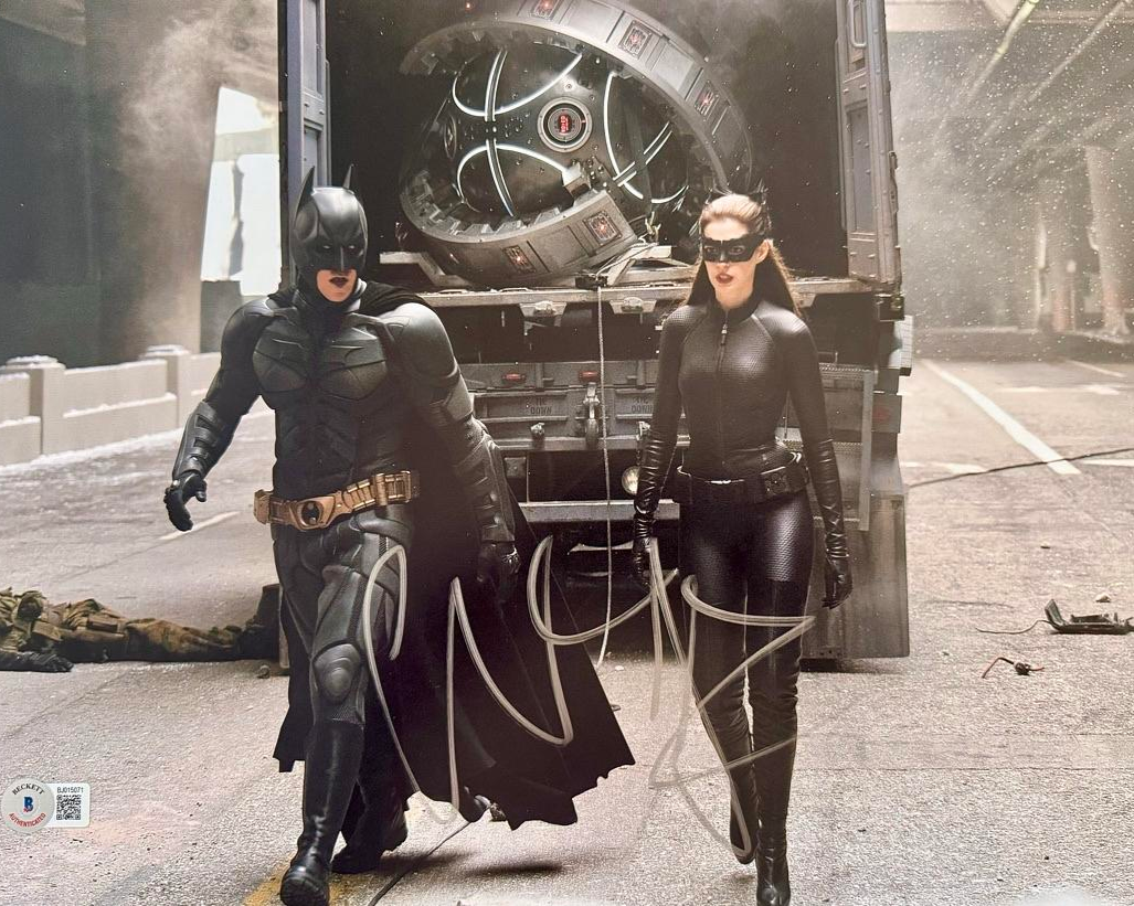 Christian Bale Signed 11x14 Photo (Batman Dark Knight) - Beckett COA #02